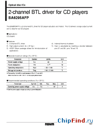 Datasheet BA6295 manufacturer Rohm
