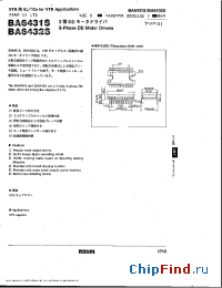 Datasheet BA6431S manufacturer Rohm