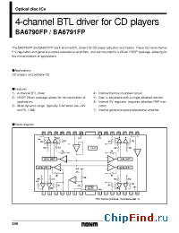 Datasheet BA6791 manufacturer Rohm