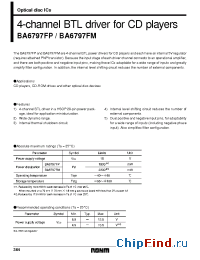 Datasheet BA6797FP manufacturer Rohm