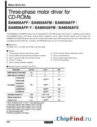 Datasheet BA6858AFM manufacturer Rohm