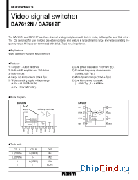 Datasheet BA7612 manufacturer Rohm