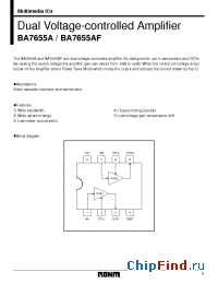 Datasheet BA7655A manufacturer Rohm