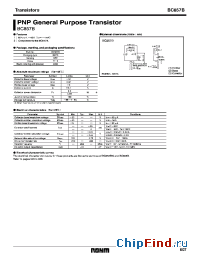 Datasheet BC857AB manufacturer Rohm