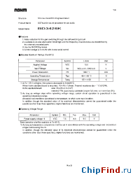 Datasheet BD3426K manufacturer Rohm