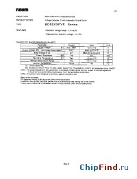 Datasheet BD5225FVE manufacturer Rohm