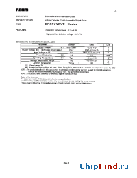 Datasheet BD5228FVE manufacturer Rohm