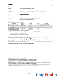 Datasheet BD6063HFN manufacturer Rohm