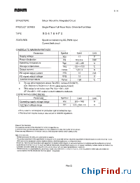 Datasheet BD6709FS manufacturer Rohm