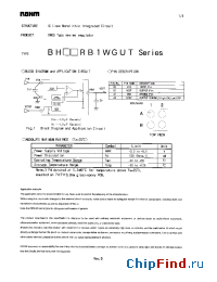 Datasheet BH30RB1WGUT производства Rohm