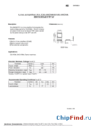 Datasheet BH3527FV manufacturer Rohm