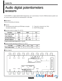 Datasheet BH3532FS manufacturer Rohm