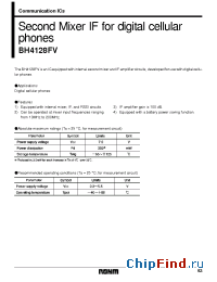 Datasheet BH4128 производства Rohm