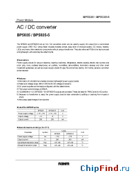 Datasheet BP5035-5 manufacturer Rohm