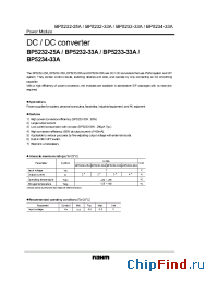 Datasheet BP5233-33A производства Rohm