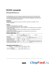 Datasheet BP5250-24 производства Rohm