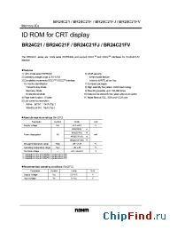 Datasheet BR24C21 производства Rohm