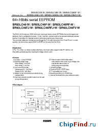 Datasheet BR93LC46F-W manufacturer Rohm