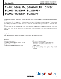 Datasheet BU2090F производства Rohm
