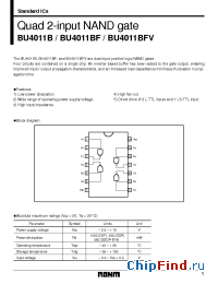 Datasheet BU4011B manufacturer Rohm