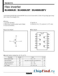 Datasheet BU4069UBF manufacturer Rohm