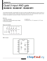 Datasheet BU4081B производства Rohm