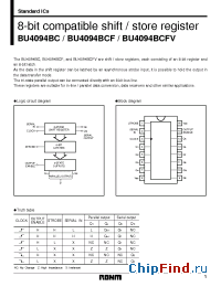Datasheet BU4094BCFV manufacturer Rohm