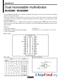 Datasheet BU4528 manufacturer Rohm