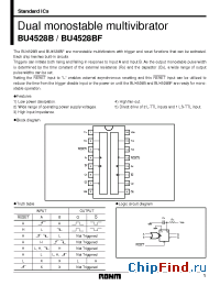 Datasheet BU4528B manufacturer Rohm