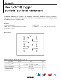 Datasheet BU4584B manufacturer Rohm
