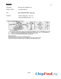 Datasheet BU4818FVE manufacturer Rohm