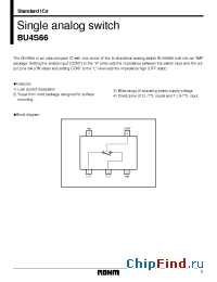 Datasheet BU4S66 производства Rohm