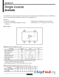 Datasheet BU4SU69 manufacturer Rohm