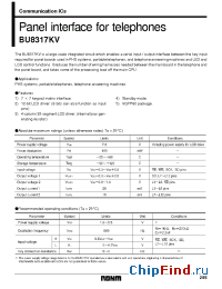 Datasheet BU8317KV manufacturer Rohm