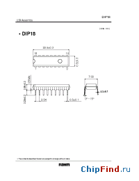 Datasheet DIP18 manufacturer Rohm