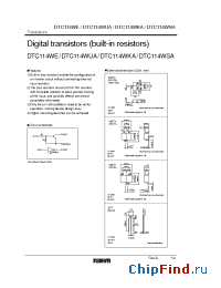 Datasheet DTC114WUA производства Rohm