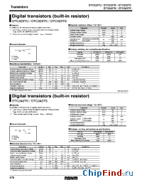 Datasheet DTC323TK производства Rohm