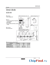 Datasheet EDZ11B manufacturer Rohm