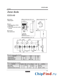 Datasheet EDZC6.8B manufacturer Rohm
