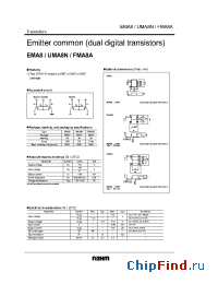 Datasheet EMA8 manufacturer Rohm