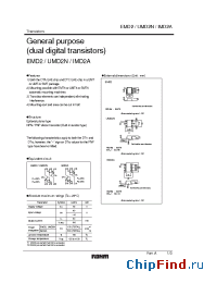 Datasheet EMD2T2R manufacturer Rohm