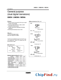 Datasheet EMD6 manufacturer Rohm