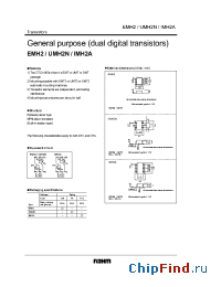Datasheet EMH2 manufacturer Rohm