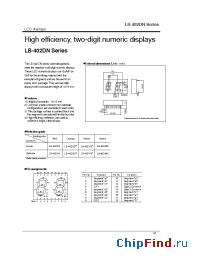 Datasheet LB-402DD manufacturer Rohm