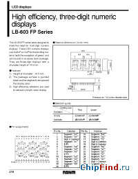 Datasheet LB-603FP manufacturer Rohm