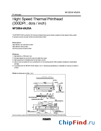 Datasheet NF3004-VA20A manufacturer Rohm