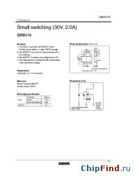 Datasheet QS5U13 manufacturer Rohm
