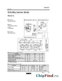 Datasheet RB421D manufacturer Rohm