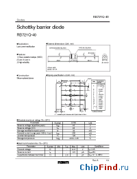 Datasheet RB721Q-40 manufacturer Rohm