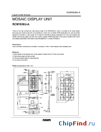 Datasheet RCM1636U-A manufacturer Rohm